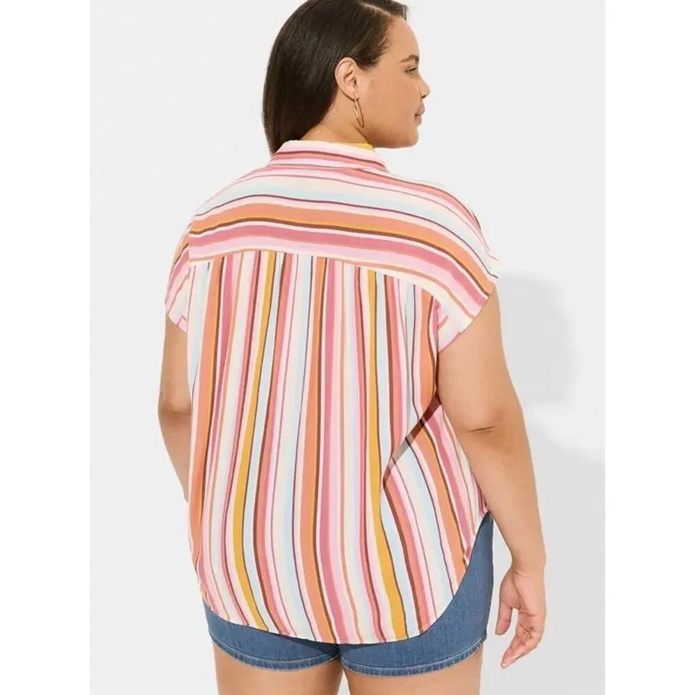 NWT Torrid Crinkle Gauze Dolman shirt size 4-4X-26